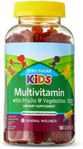 SEDLAV Zero Sugar Kids Multi Gummy 180 Count Sticker