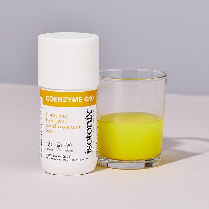 Isotonix CoQ10 Supplement – Advanced Coenzyme Q10 for Cellular Energy &amp Antioxidant Support – Ubiquinone CoQ10 30 Servings