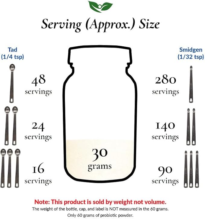 Foods For Gut Lactobacillus Johnsonii Probiotic Powder 100 Billion cfu's | No Additives | Direct from Manufacturer | No Third-Party Storage | Immune Support | L. Johnsonii | 30 Grams (1.05 Oz)