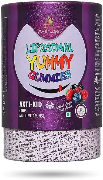 Avenze's Liposomal Yummy Gummies Axti-Kid (Kids Multi-Vitamin)