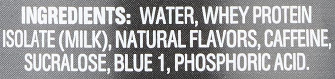Protein2o 15g Whey Protein Isolate Hydration Drink Plus Energy &amp Focus350mg Electrolytes125mg CaffeineSugar FreeBlue Raspberry16.9 oz Bottle(Pack of 24)