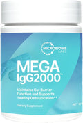 Microbiome Labs Mega IgG2000 Gut Health Powder for Women Men &amp Kids 2+ - IgG Immunoglobulin Supplement for Digestive Health Support - Dairy-Free Bovine Colostrum Supplement Alternative (2.1 Ounce