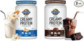 Garden of Life Organic Vegan Protein Powder Bundle with Vanilla Cookie and Chocolate Brownie Flavors 20g Plant Based Protein 1.90 LB and 2 LBS