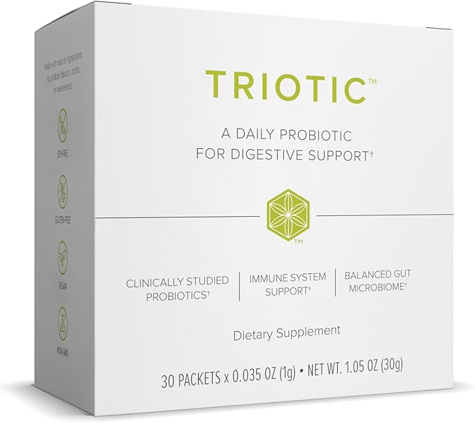 Isagenix Triotic Daily Probiotic that Helps Promote a Balanced Gut Microbiome - 0.035 oz Packets - 30 Servings