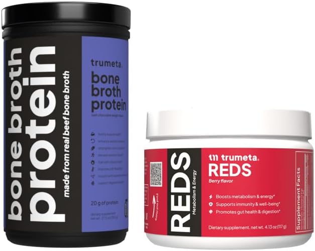 Beef Bone Broth Protein Powder Reds Powder for Muscle Skin and Immune Support