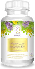 ACTIF Multivitamin for Women Age 30+ with 30 Organic Vitamins and Organic Herbs Non-GMO Made in USA 2-Month Supply