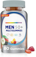 SEDLAV Multigummies Men’s 50 Plus – Daily Multivitamin with Vitamins A B C D Antioxidants &amp Minerals – Fruit Flavored Gummies – 80 Count