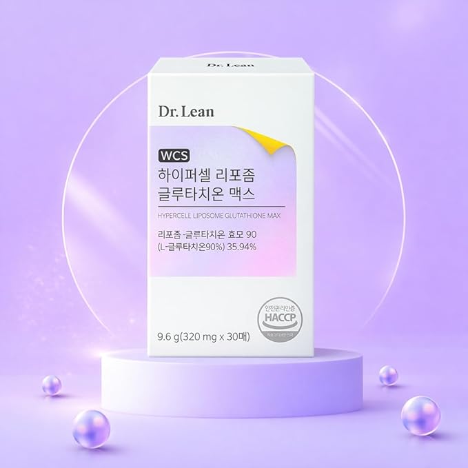 Dr. Lean Liposomal Glutathione – Hypercelle Max Strips with Milk Thistle Collagen &amp Hyaluronic Acid | Fast-Melt ODF Antioxidant Skin &amp Liver Support K-Beauty Made in Korea