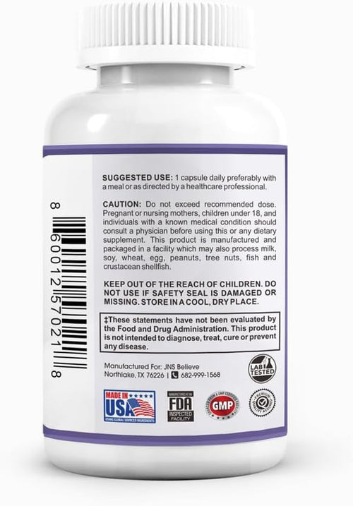 30 Billion-Biotic Gastrointestinal Support Supplement Non-GMO Probiotic Formula 30 Capsules Made in USA