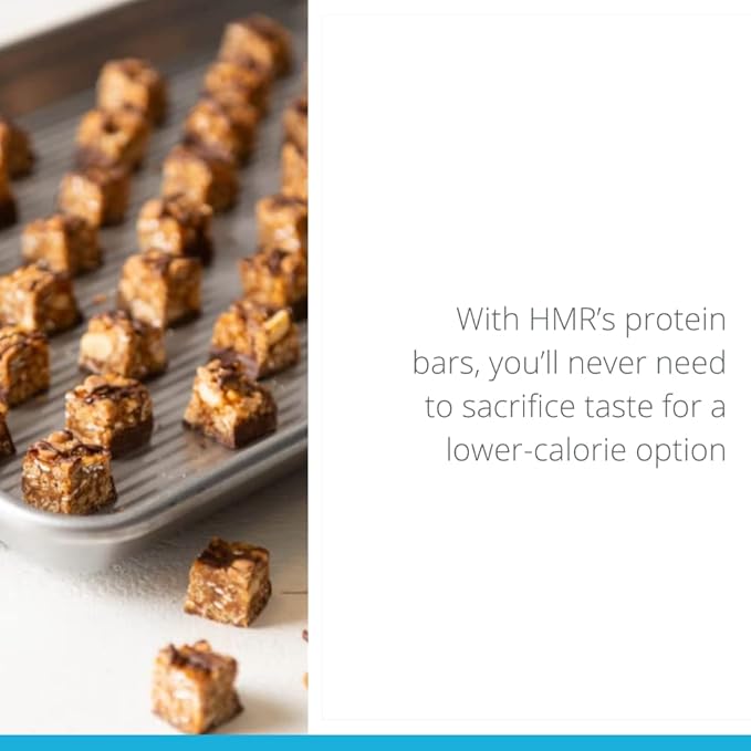 HMR Bar Variety Pack of Protein Bars | Nutritious Snack to Support Weight Maintenance | Low Calorie Dessert | 10g of Protein | 5 Assorted Flavors 24 Count
