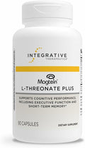 Integrative Therapeutics Magtein L-Threonate Plus - Brain Function Supplement to Support Short-Term Memory* - Includes Vitamin C D3 &amp Magnesium - Dairy-Free &amp Gluten-Free - 90 Capsules (30 Se
