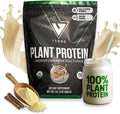 VEDGE Vegan Protein Powder - Plant Protein Powder with Pea Pumpkin &amp Sunflower - USDA Organic Amino Acids Dairy Free Gluten Free Soy Free Keto Non GMO Smooth Texture - Cinnamon - 20 Servin