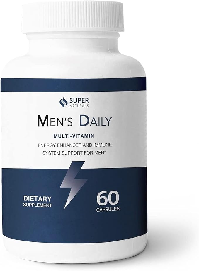 IBSolution and Men's Multivitamin Bundle - All-Natural Supplement to Support Digestive Health Gas Bloating and Constipation Immune System Support for Men - 60 Capsules 2-Pack