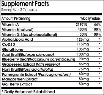 Free Radical Attacker // 200 Capsules // Pure // by PureControl Supplements