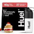 Huel Black Edition Bundle | Strawberry Shortcake 40g Vegan Protein Powder + Shaker Bottle | Nutritionally Complete Meal | 27 Vitamins &amp Minerals Gluten Free | Lockable Lid to Avoid Spills | BPA F