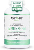 ADAPTOHEAL Immuneheal – Adaptogen Immune System Booster Supplement with Schisandra Chinensis Ginseng and Mushroom Extract (180 Capsules)