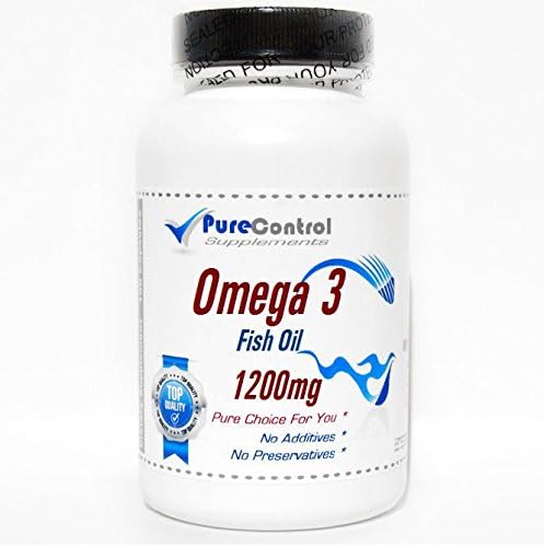 Omega 3 Fish Oil 1200mg (Emulsified Dry) // 200 Capsules // Pure // by PureControl Supplements