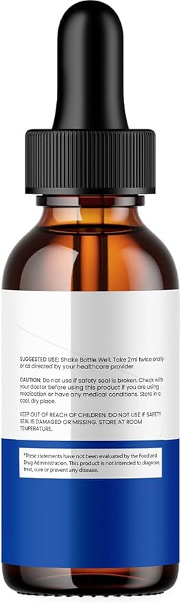 Amiclear Drops Healthy Formula - Dietary Supplement Drops - Extra Strength Amiclear Liquid Drops Grape Seed Amiclear Drops Reviews (2 Pack - 120 ML)