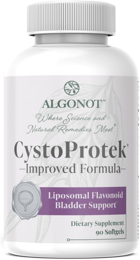 Algonot CystoProtek – Bladder Health – Exclusive Combination of Hyaluronate Chondroitin and Natural Flavonoids – 90 Capsules