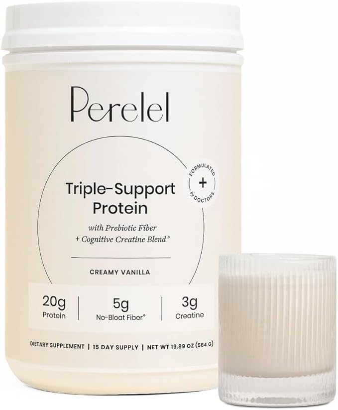 Perelel Womens Daily Vitamin Trio Stress Support &amp Triple-Support Protein