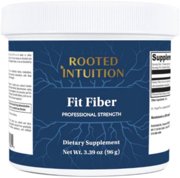 Fit Fiber | Konjac-Based Prebiotic Soluble Fiber Powder for Smooth Mixing | Unflavored Daily Supplement for Recipes and Drinks | 30 Serving Resealable Pouch