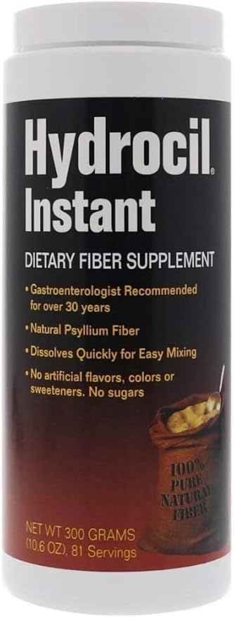 Hydrocil Instant Dietary Fiber Supplement 10.6 oz (Pack of 4)