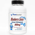 Blueberry Juice Extract Concentrate 900mg // 100 Capsules // Pure // by PureControl Supplements