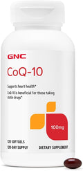 GNC CoQ10 100mg Supplement Supports Heart Health 120 Count