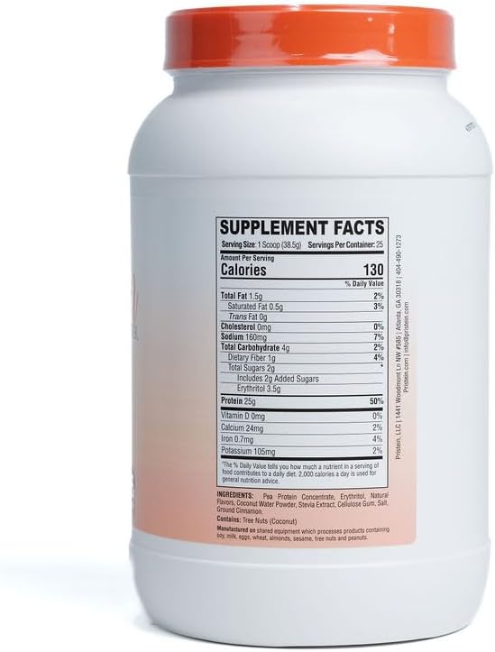 Vegan Protein Powder - Carrot Cake Flavor