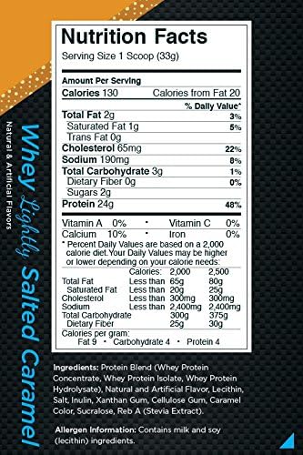 Rule1 R1 Whey Blend 28 Servings Lightly Salted Caramel