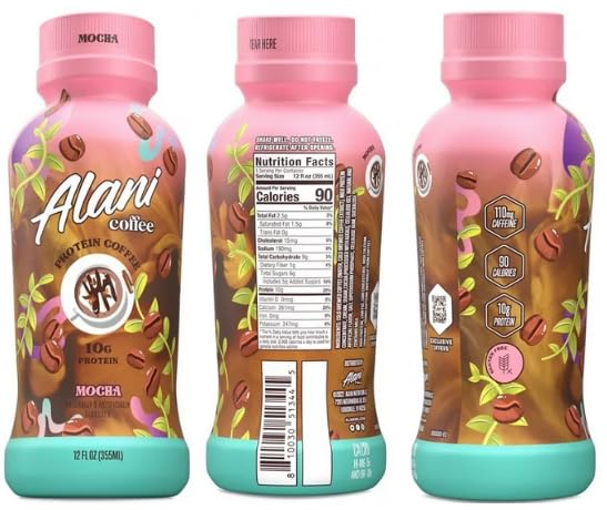 Protein coffee flavored smart size bottle + King Combo QR Code (Medium (Mocha (3count))