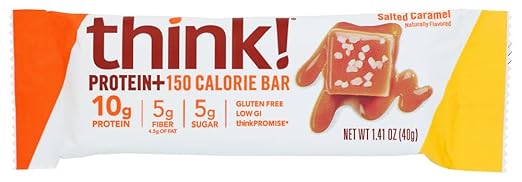 thinkThin Bar - Lean Protein Fiber - Caramel - 1.41 oz - 1 Case
