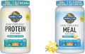 Garden of Life Organic Vegan Unflavored Protein Powder 22g Complete Plant Based Raw Protein &amp Vegan Protein Powder - Raw Organic Meal Replacement Shakes - Vanilla - Pea Protein