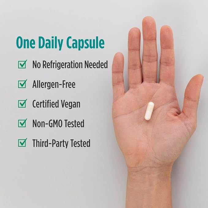 Nordic Naturals Nordic Flora Probiotic Comfort - 30 Capsules - 13 Probiotic Strains w/ 15 Billion Cultures - Supports Regularity &amp Digestive Comfort Alleviates Bloating - Non-GMO Vegan - 30 Serv
