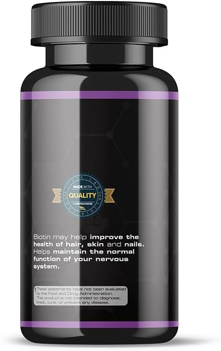 True Biotin Care - Supports Healthy Hair Skin and Nails 5000 mcg Rapid Release 60 Count