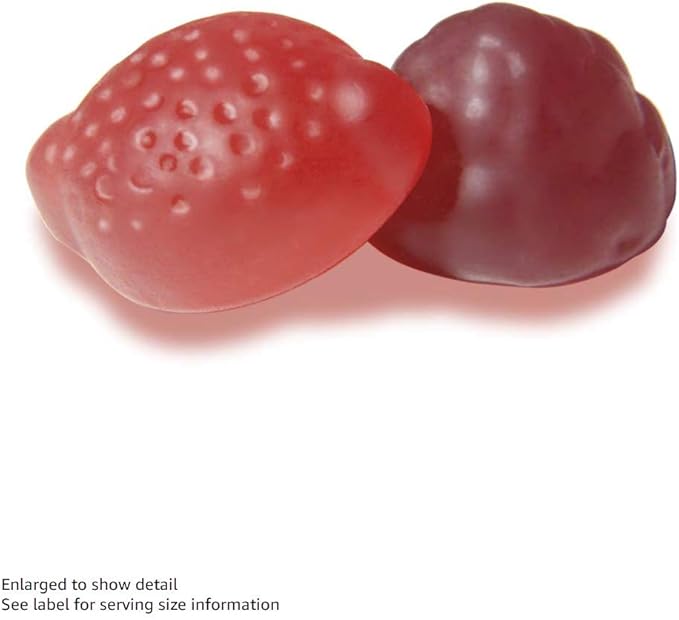 Amazon Basics Adult Multivitamin (300 Gummies) and Fiber Gummies (90 Gummies) Bundle