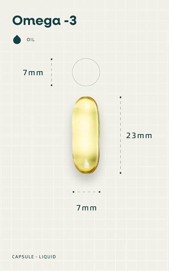 Vegan Omega 3 Supplement (60 Capsules) – Omega-3 EPA Vitamin D3 &amp DHA Supplements - Algae Omega 3 Vegan Supplements for Brain Eye &amp Heart Health – Omega 3 for Kids &amp Adults