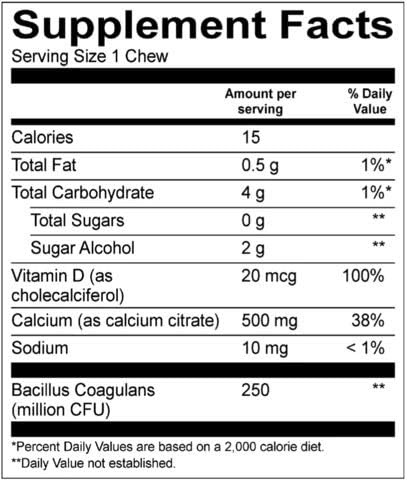 BariatricPal 30-Day Bariatric Vitamin Bundle (Multivitamin ONE 1 per Day! Capsule with 60mg Iron and Calcium Citrate Soft Chews 500mg with Probiotics - Belgian Chocolate Caramel)