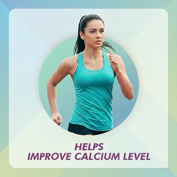 Calcium with Magnesium Vitamin D3 &amp Vitamin K2- Mk7 - BoneMax - Bone Health Complex - 60 Vegetable Capsules