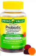 VSL Sticker + Spriing Valeey Adult Probiotic + Prebiotic Gummies 60 Count +