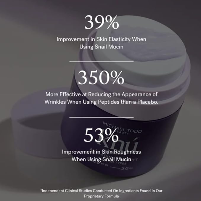 MICHAEL TODD Beauty KNU Cream – Face Lifting Brightening &amp Tightening Cream – For Moisturizing &amp Rejuvenating – With Bakuchiol Peptides &amp Snail Secretion – For All Skin Types – 1.68 fl o