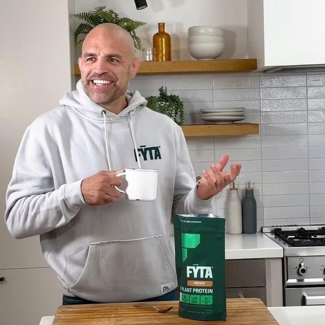 FYTA - Vanilla Protein Powder Plant Based with Better Taste &amp Texture Than Whey Protein - Non-GMO &amp Dairy Free Protein Powder Vegan for Women &amp Men - Caramel Vanilla 630g