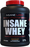 Insane Labz Insane Whey100% Muscle Building Whey Protein Post Workout BCAA Amino Profile Mass Gainer Meal Replacement 5lbs 60 Srvgs (Chocolate)
