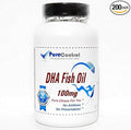 DHA Fish Oil (Emulsified Dry) 100mg // 200 Capsules // Pure // by PureControl Supplements