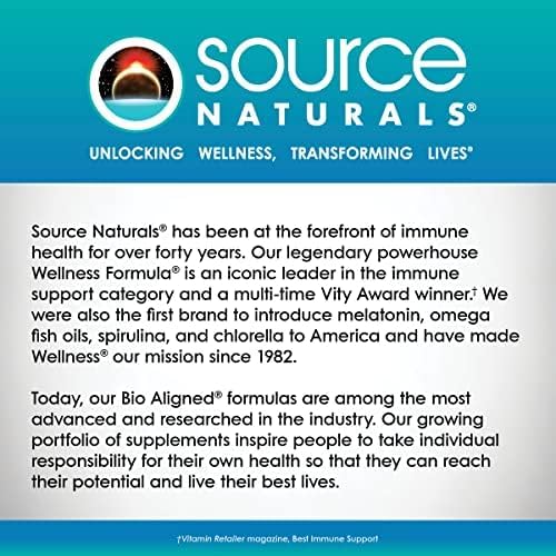 Source Naturals Elan Vital Multiple - Supports Brain Heart Liver Immune Energy Boost - 180 Tablets