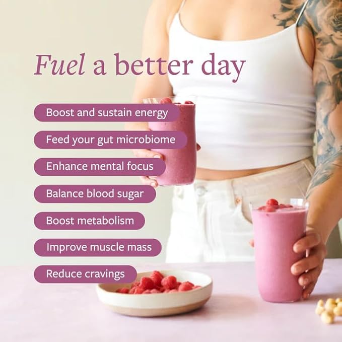 Plant Based Protein Powder for Optimal Gut Health Probiotic Protein Shake with Fermented Plant Proteins Vegan Dairy &amp Stevia-Free Vanilla