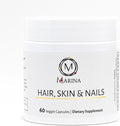 Marina - Ultra Advanced Beauty Supplement - Biotin 5000mcg &amp Collagen Supplement for Healthy Hair Strong Nails &amp Youthful Skin Support Made in USA - Women &amp Men | 60 Capsules