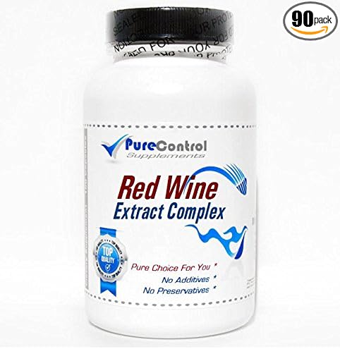 Red Wine Extract Complex // 90 Capsules // Pure // by PureControl Supplements