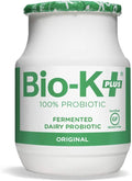 Bio-K + Drinkable Probiotics for Women &amp Men Original Flavor 50 Billion Live and Active Bacteria Fermented Dairy - Shipped Cold (6) Bottles 3.5 fl. Oz