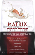 Syntrax Nutrition Matrix - Sustained-Release Protein Blend Snickerdoodle 5 lbs. Real Cookie Pieces